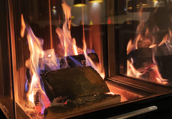 Erholung zwischen Hirschberg und Tergernsee am Kamin